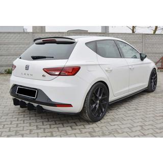 Spoileris DPT V-8 (spīdīgi melns) Seat Leon 2013–2020 foto 3