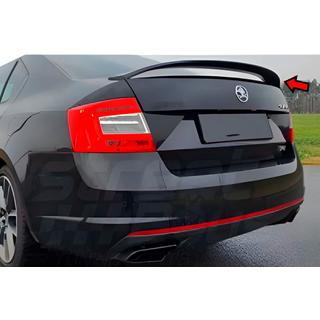 Spoileris DPT V-5 (spīdīgi melns) Skoda Octavia III A7 2013–2019 foto 3