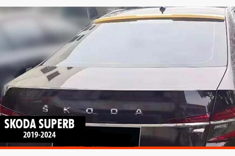 Skoda Superb 2015–2024 DPT V-2 aizmugurējais spoileris (2019-2024, melns spīdīgs) Image