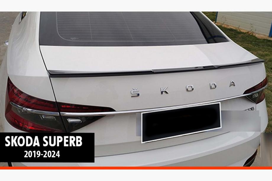 Skoda Superb 2015–2024 Spoileris DPT V-3 (2019-2024, spīdīgi melns) Image
