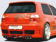 Volkswagen Golf 4 1997–2006 DPT V-2 spoileris (HB, spīdīgi melns) foto 1