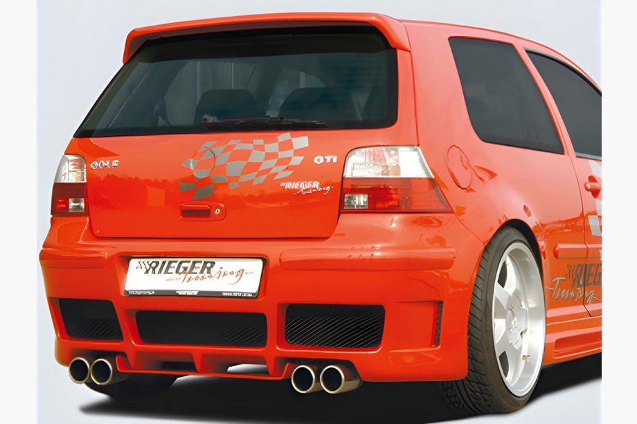 Volkswagen Golf 4 1997–2006 DPT V-2 spoileris (HB, spīdīgi melns) Image