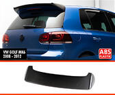 Volkswagen Golf 6 2008–2014 DPT V-2 spoileris (HB, spīdīgi melns) foto 1