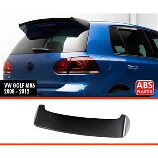 DPT V-2 spoileris (HB, spīdīgi melns) Volkswagen Golf 6 2008–2014 foto 1
