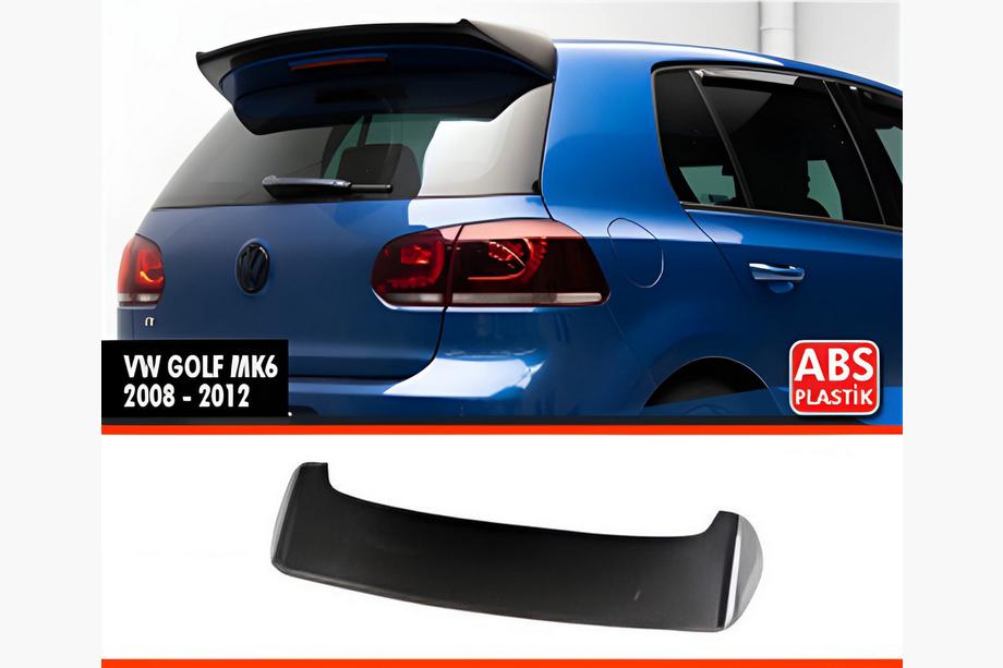 Volkswagen Golf 6 2008–2014 DPT V-2 spoileris (HB, spīdīgi melns) Image