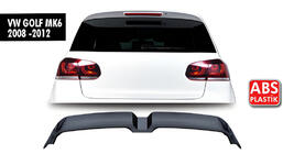 Volkswagen Golf 6 2008–2014 Spoileris DPT V-3 (HB, melns spīdīgs) foto 1