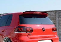 Volkswagen Golf 6 2008–2014 DPT V-4 spoileris (HB, melns spīdīgs) foto 1