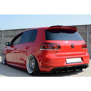DPT V-4 spoileris (HB, melns spīdīgs) Volkswagen Golf 6 2008–2014 foto 4