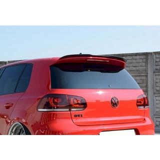 DPT V-4 spoileris (HB, melns spīdīgs) Volkswagen Golf 6 2008–2014 foto 1