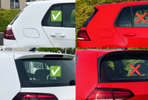 Volkswagen Golf 7/E-Golf 2012–2020 Spoileris DPT V-5 (Base HB, spīdīgi melns) foto 2