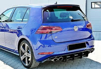 Volkswagen Golf 7/E-Golf 2012–2020 DPT V-9 spoileris (GTI / R HB, spīdīgi melns) foto 3