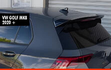 Volkswagen Golf 8 2019– DPT V-2 spoileris (HB, spīdīgi melns) foto 1
