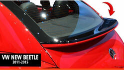 Volkswagen Beetle 2011–2015 DPT spoileris (spīdīgi melns) foto 1