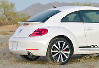 Volkswagen Beetle 2011–2015 DPT spoileris (spīdīgi melns) foto 3