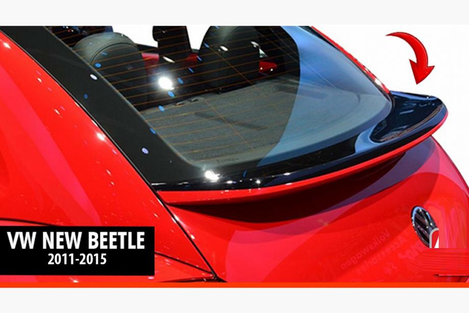Volkswagen Beetle 2011–2015 DPT spoileris (spīdīgi melns) Image