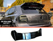 Volkswagen Polo 2010–2017 DPT V-1 spoileris (HB, melns spīdīgs) foto 1