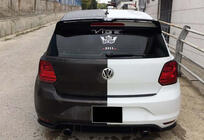 Volkswagen Polo 2010–2017 Spoileris DPT V-3 (HB, melns spīdīgs) foto 4