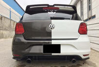 Volkswagen Polo 2010–2017 Spoileris DPT V-3 (HB, melns spīdīgs) foto 5