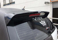 Volkswagen Polo 2010–2017 Spoileris DPT V-3 (HB, melns spīdīgs) foto 1
