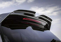 Volkswagen Polo 2010–2017 DPT V-4 spoileris (HB, melns spīdīgs) foto 1