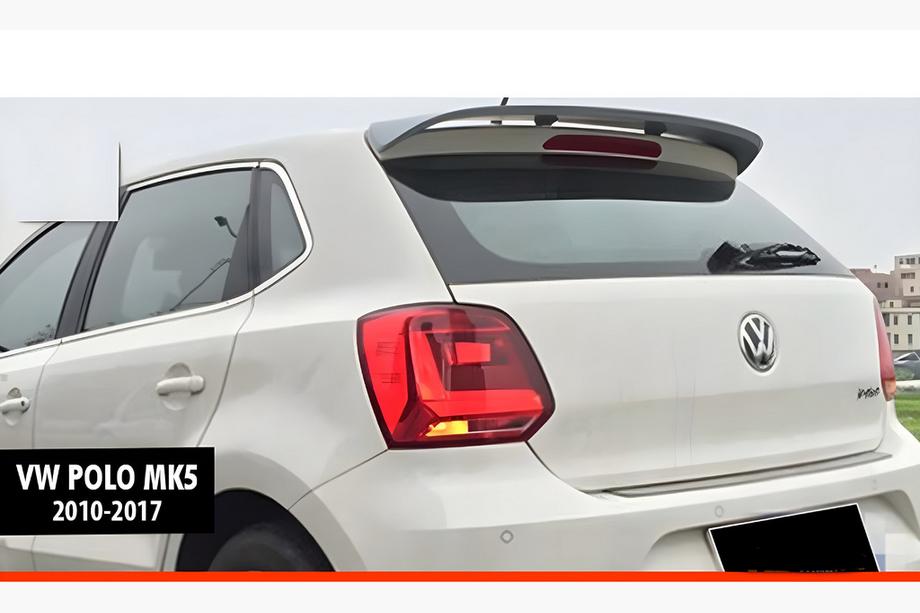 Volkswagen Polo 2010–2017 Spoileris DPT V-5 (HB, spīdīgi melns) Image
