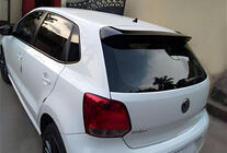 Volkswagen Polo 2010–2017 Spoileris DPT V-6 (HB, spīdīgi melns) foto 1
