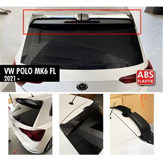 Spoileris DPT V-1 (2021+, HB, spīdīgi melns) Volkswagen Polo 2017– foto 1