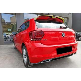 Spoileris DPT V-4 (2017-2021, HB, spīdīgi melns) Volkswagen Polo 2017– foto 3