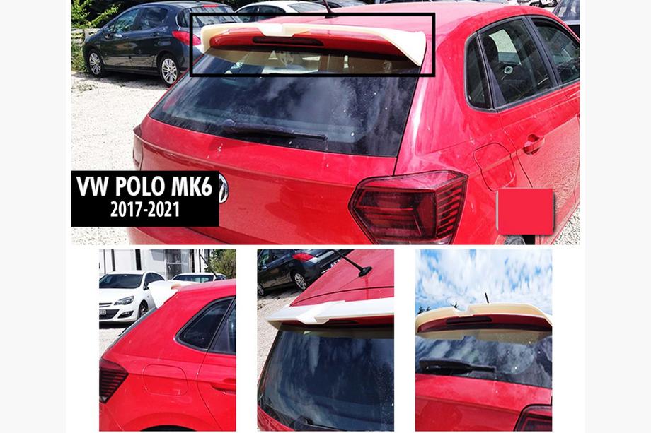 Volkswagen Polo 2017– Spoileris DPT V-4 (2017-2021, HB, spīdīgi melns) Image
