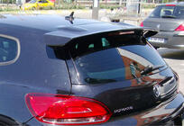 Volkswagen Scirocco 2008–2017 Spoileris DPT V-3 (2008-2013, melns spīdīgs) foto 2