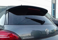 Volkswagen Scirocco 2008–2017 Spoileris DPT V-4 (2008-2013, melns spīdīgs) foto 6