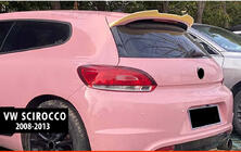 Volkswagen Scirocco 2008–2017 DPT V-5 spoileris (2008-2013, melns spīdīgs) foto 1