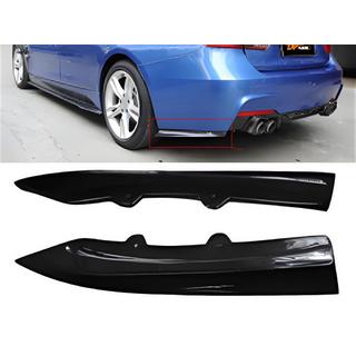 Aizmugurējās FLAP uzlikas DPT (spīdīgi melns) BMW 3. sērija F30/F31 2012–2019 foto 1