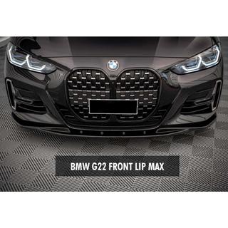 DPT V-1 priekšējais lūpas spoileris (G22/G23, spīdīgi melns) BMW 4. sērija G22/23/26 2020– foto 1