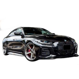 Priekšējais lip spoileris DPT V-2 (G22/G23, melns spīdīgs) BMW 4. sērija G22/23/26 2020– foto 4