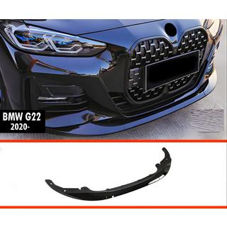 Priekšējais lip spoileris DPT V-2 (G22/G23, melns spīdīgs) BMW 4. sērija G22/23/26 2020– foto 1