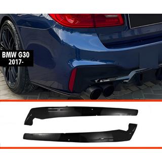 Aizmugurējie FLAP uzlikas DPT (M-Sport/M5 F90, melns spīdums) BMW 5. sērija G30/G31 2017–2023 foto 1