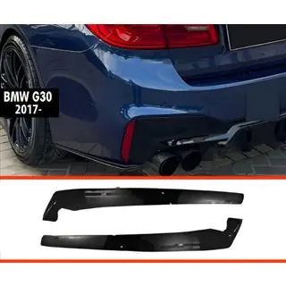 Aizmugurējie FLAP uzlikas DPT (M-Sport/M5 F90, melns spīdums)