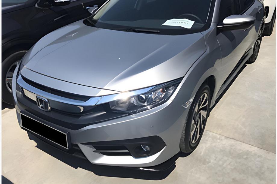 Honda Civic Sedans X 2016–2021 Priekšējie FLAP uzlikņi DPT (spīdīgi melni) Image