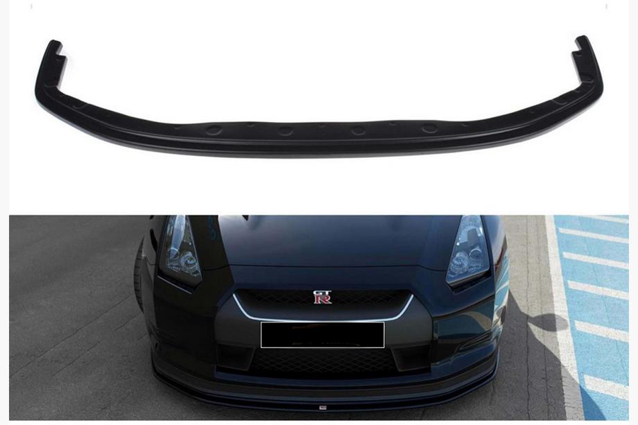 Nissan GT-R 2008–2025 DPT priekšējā bampera lip spoilers (spīdīgi melns) Image
