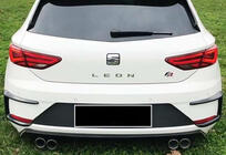 Seat Leon 2013–2020 Aizmugurējā bufera kanardi DPT (2017-2020, 2 gab., spīdīgi melns) foto 2