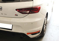 Seat Leon 2013–2020 Aizmugurējās FLAP uzlikas DPT (spīdīgi melns) foto 1