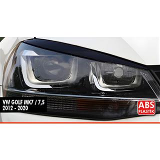DPT priekšējo lukturu uzacis (2 gab., melns spīdīgs) Volkswagen Golf 7/E-Golf 2012–2020