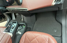 BMW iX (I20) 2022– EVA grīdas paklājiņi V-2 (Melni) foto 4