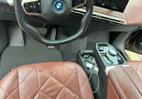 BMW iX (I20) 2022– EVA grīdas paklājiņi V-2 (Melni) foto 3