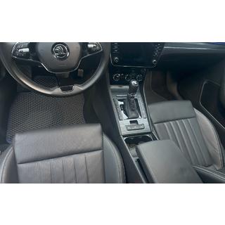 EVA auto salona paklāji (bez papēža uzlikas, melni) foto 3