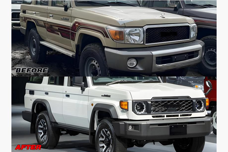 Toyota Land Cruiser 70 1984– 2024. gada feislifta komplekts Image