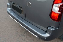 Opel Combo 2019– Hromēta aizmugurējā bampera aizsarguzlika Omsa Line foto 7