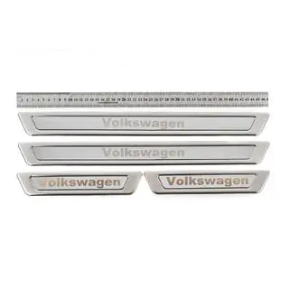 Universālas sliekšņu uzlikas Volkswagen V-1 (4 gab., nerūsējošais tērauds)