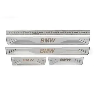 Universālie sliekšņu uzlikas BMW V-2 (4 gab., nerūsējošais tērauds) foto 1